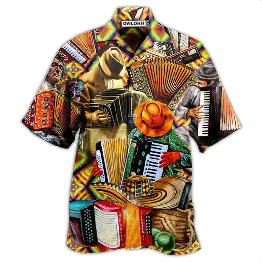 Hawaiian Shirt / Adults / S Accordion Music Where Words Failed Accordion Speaks - Hawaiian Shirt 