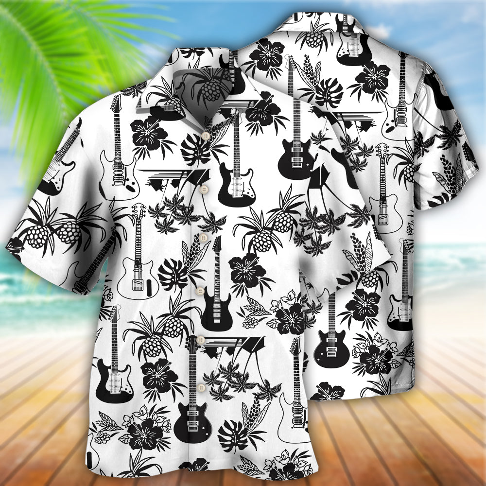 Guitar Music With Electric Guitar - Hawaiian Shirt 