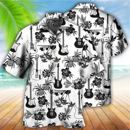Guitar Music With Electric Guitar - Hawaiian Shirt 