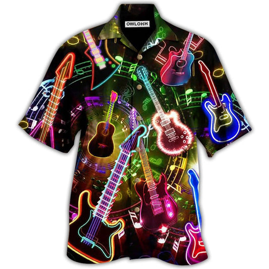 Hawaiian Shirt / Adults / S Guitar Music All You Need Is A Guitar - Hawaiian Shirt 