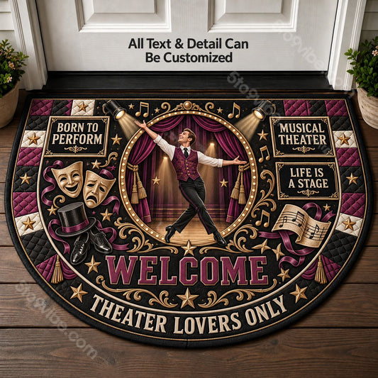 Musical Theater Dance Personalized Half Round Mat | 5To9Vibe