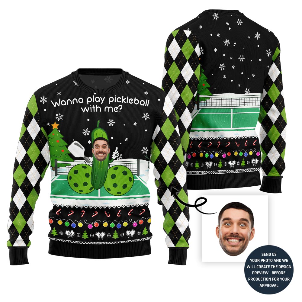 My Pickleball Naughty Xmas Sweater