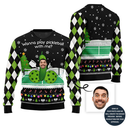 My Pickleball Naughty Xmas Sweater