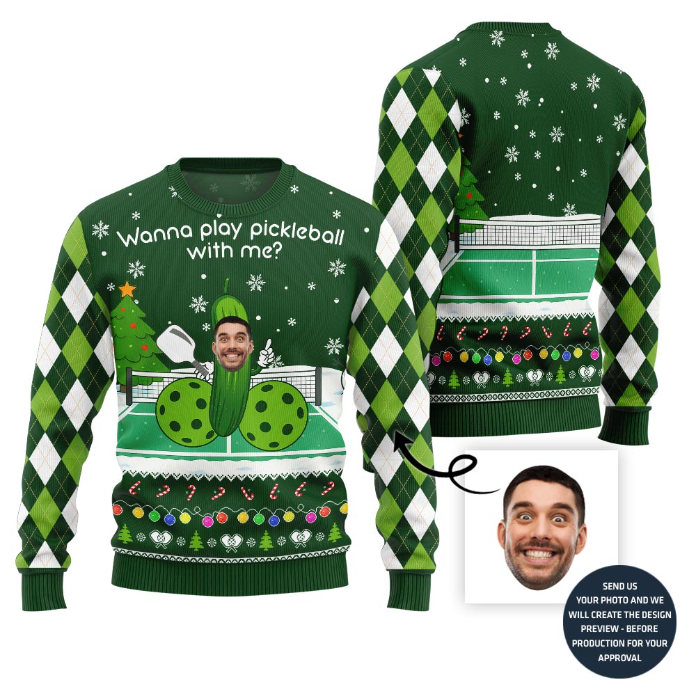 My Pickleball Naughty Xmas Sweater