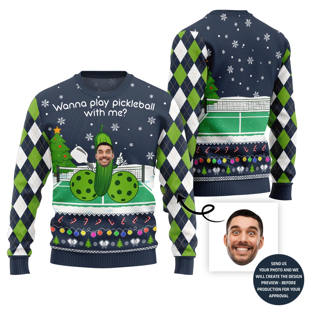 My Pickleball Naughty Xmas Sweater
