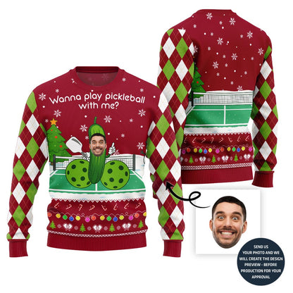 My Pickleball Naughty Xmas Sweater
