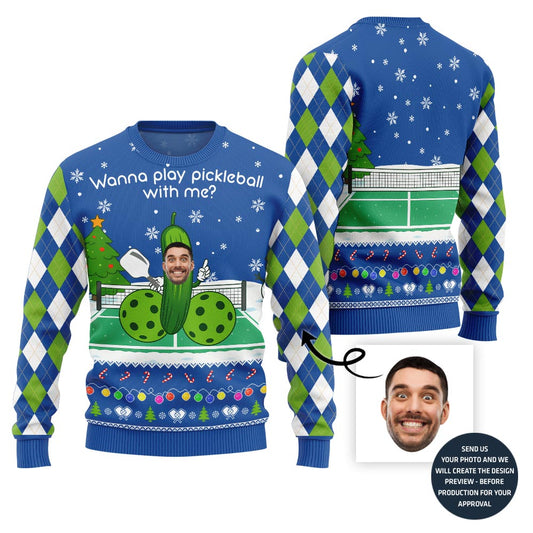 My Pickleball Naughty Xmas Sweater