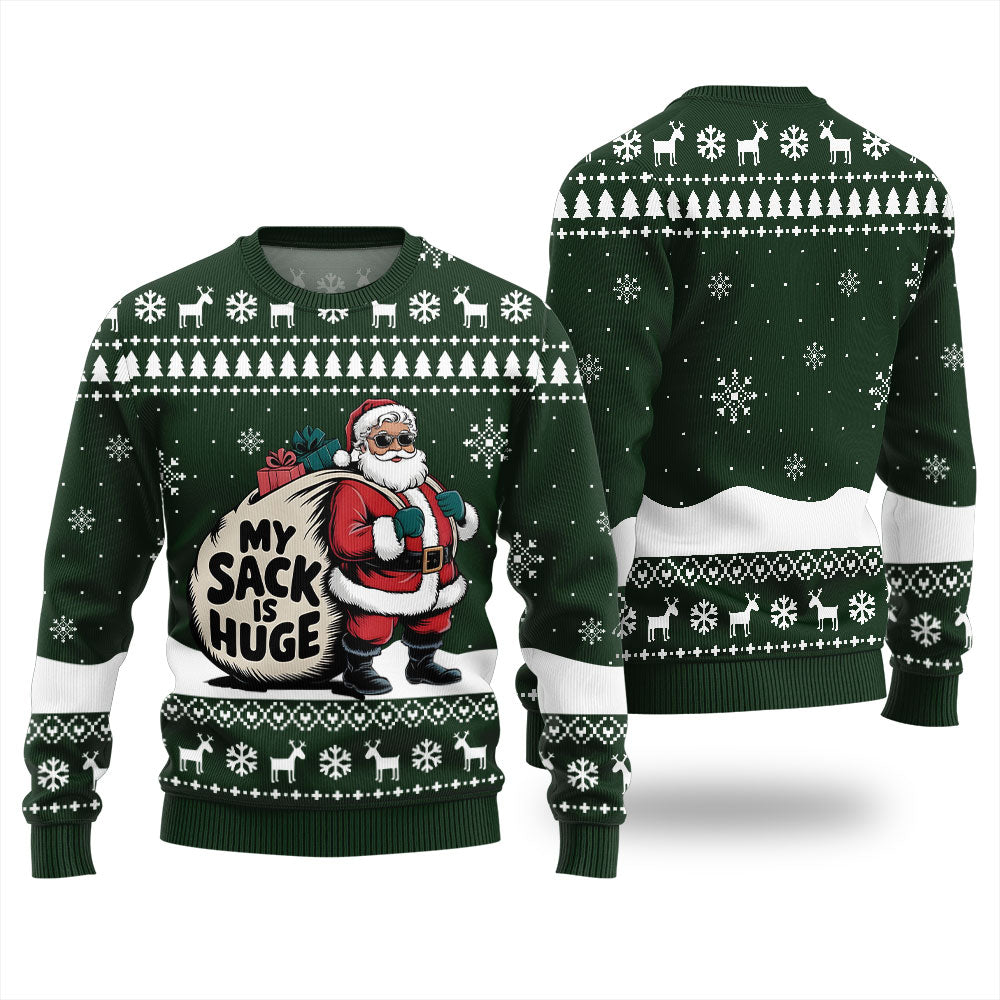 My Sack Is Huge Ugly Christmas Sweater