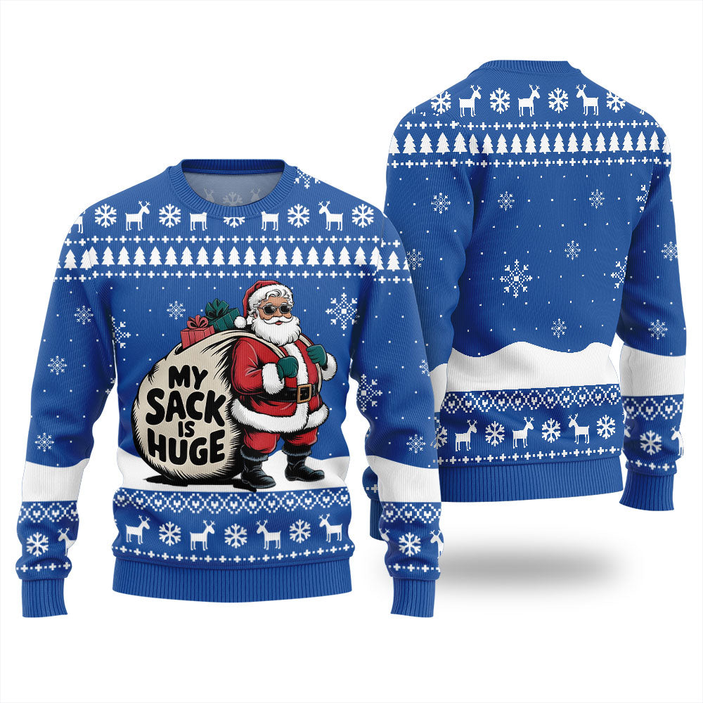 My Sack Is Huge Ugly Christmas Sweater
