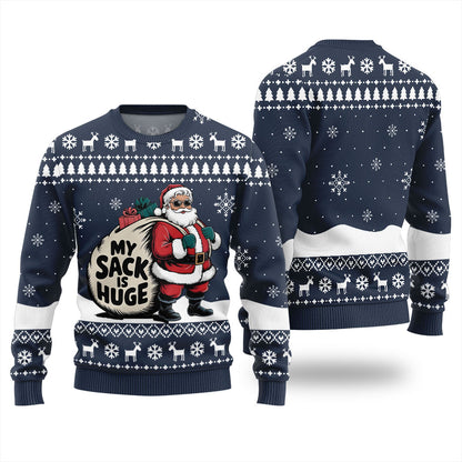 My Sack Is Huge Ugly Christmas Sweater