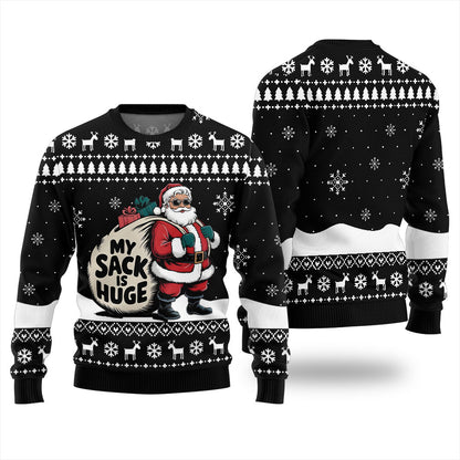 My Sack Is Huge Ugly Christmas Sweater