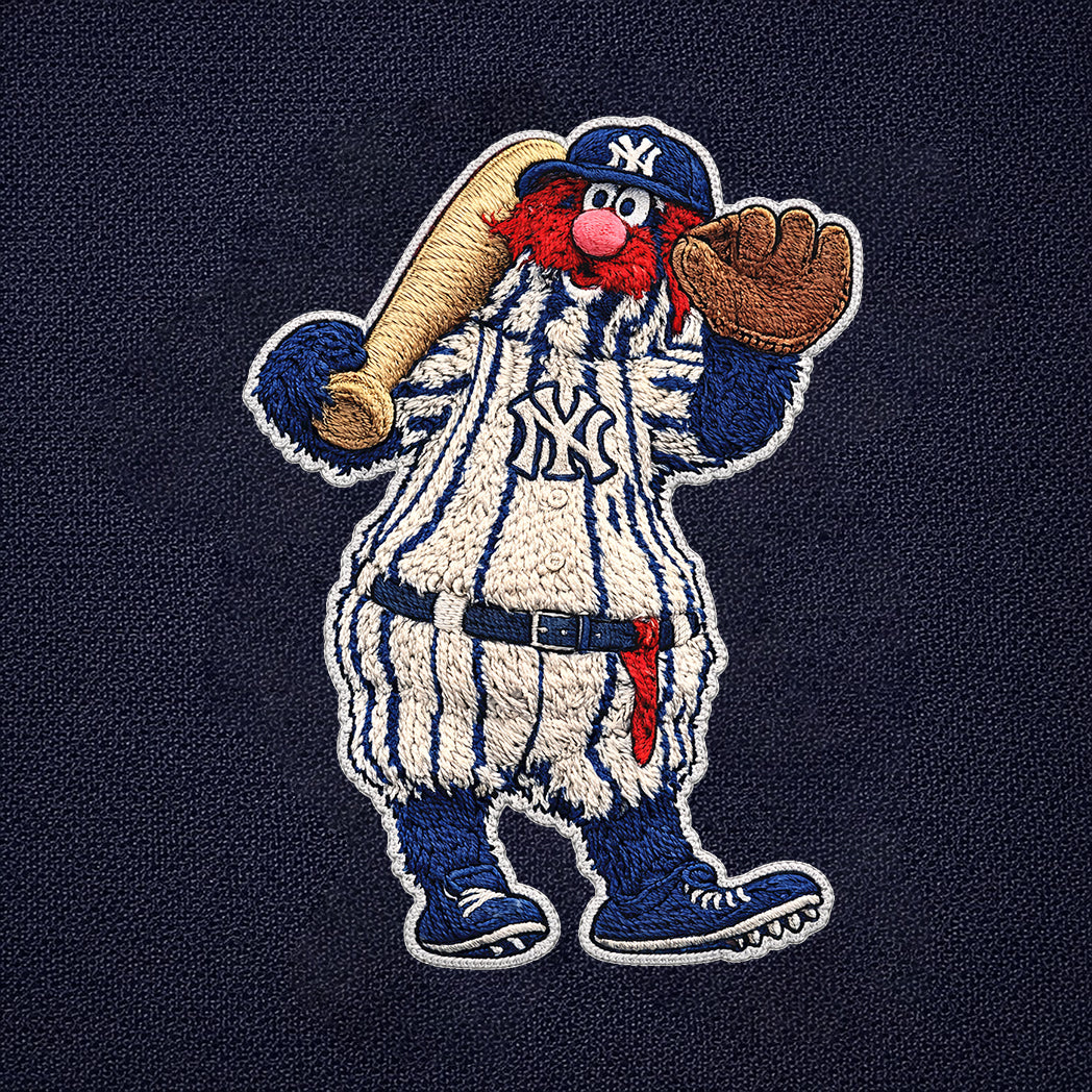 Mascots Baseball Team Embroidered Logo Premium Quarter Zip Sweatshirt, Inspired Quarter Zip Sweater, Unisex Baseball Sweatshirt