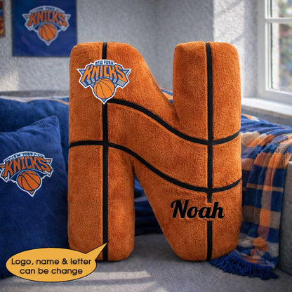 Basketball Pillow Custom Name and Logo All Teams Irregular-Shaped Pillow Custom