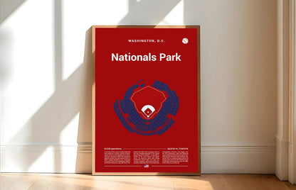 Baseball Stadium Seating Chart - Vertical Poster - 5to9vibe