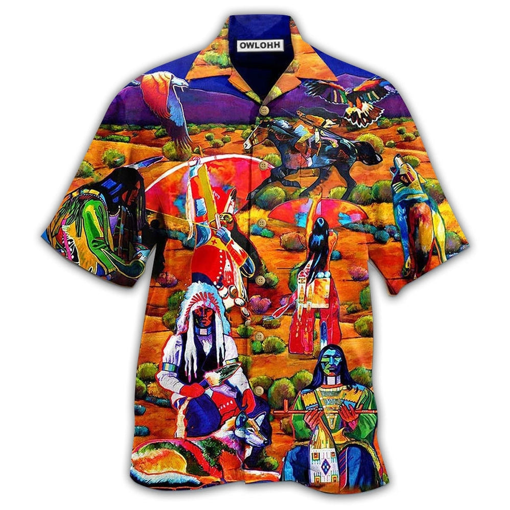 Hawaiian Shirt / Adults / S Native Human Love Red - Hawaiian Shirt 