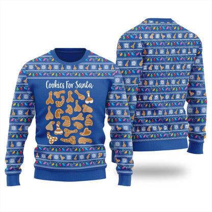 Naughty Christmas Cookies Ugly Sweater For Men