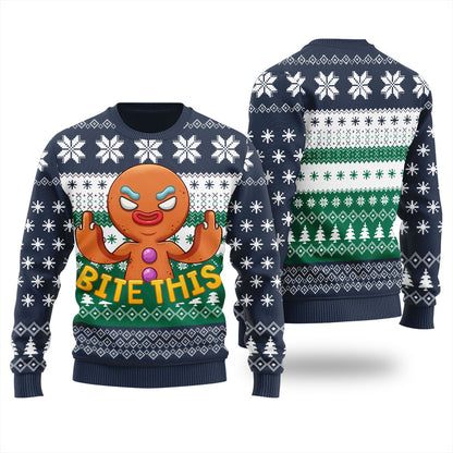 Naughty Cookies Men's Funny Ugly Christmas Sweater