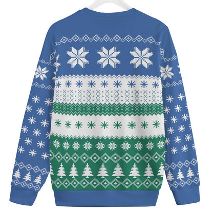 Naughty Cookies Men's Plus Size Christmas Sweater