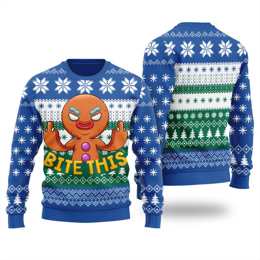 Naughty Cookies Women's Tacky Christmas Sweater