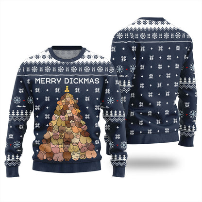 Naughty Funny Ugly Holiday Xmas Sweater