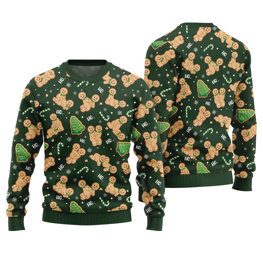 Naughty Gingerbread Ugly Christmas Sweater