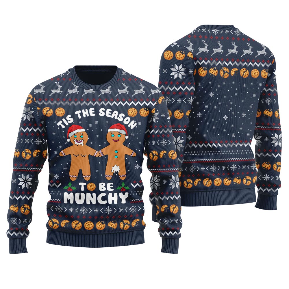Naughty Gingerbread Ugly Christmas Sweater