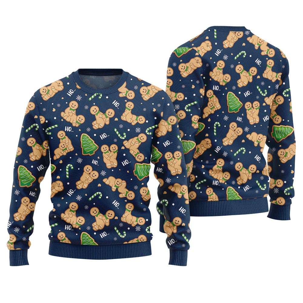 Naughty Gingerbread Ugly Christmas Sweater