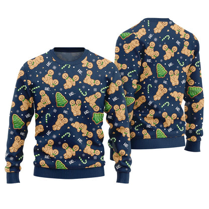 Naughty Gingerbread Ugly Christmas Sweater