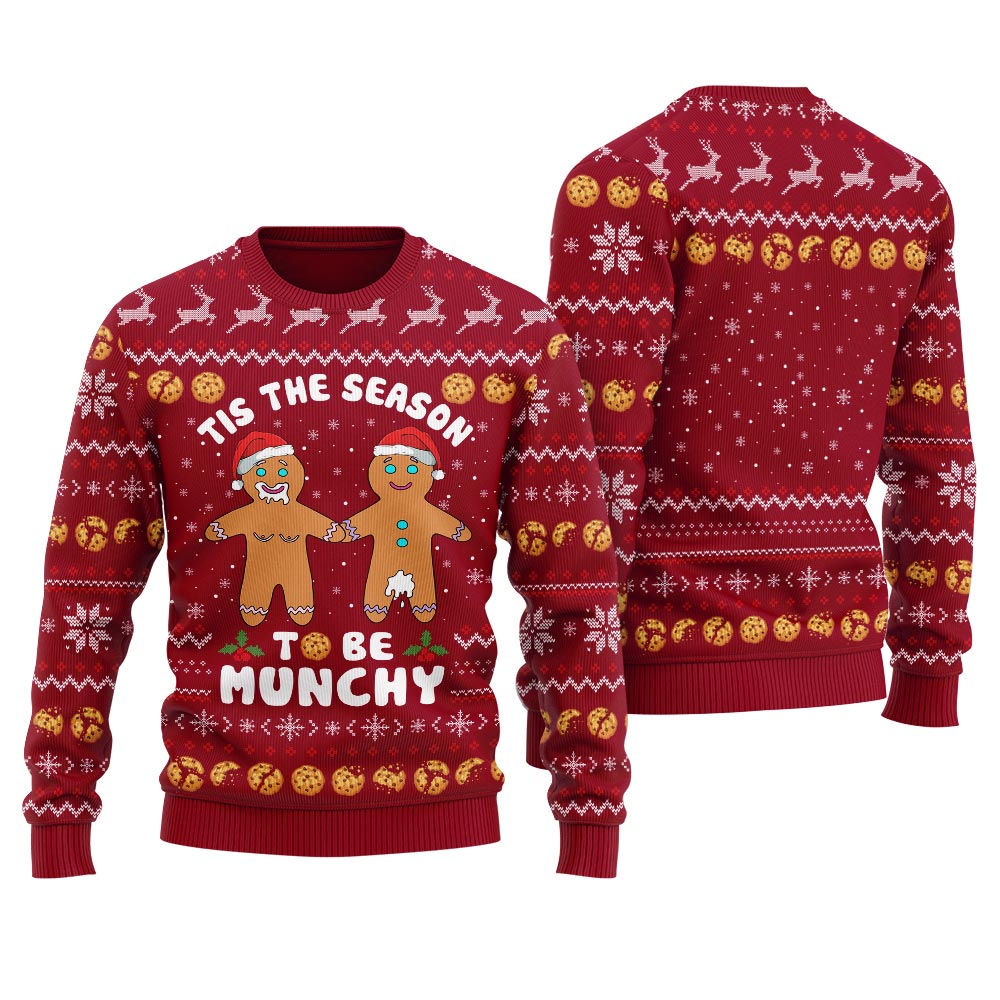 Naughty Gingerbread Ugly Christmas Sweater