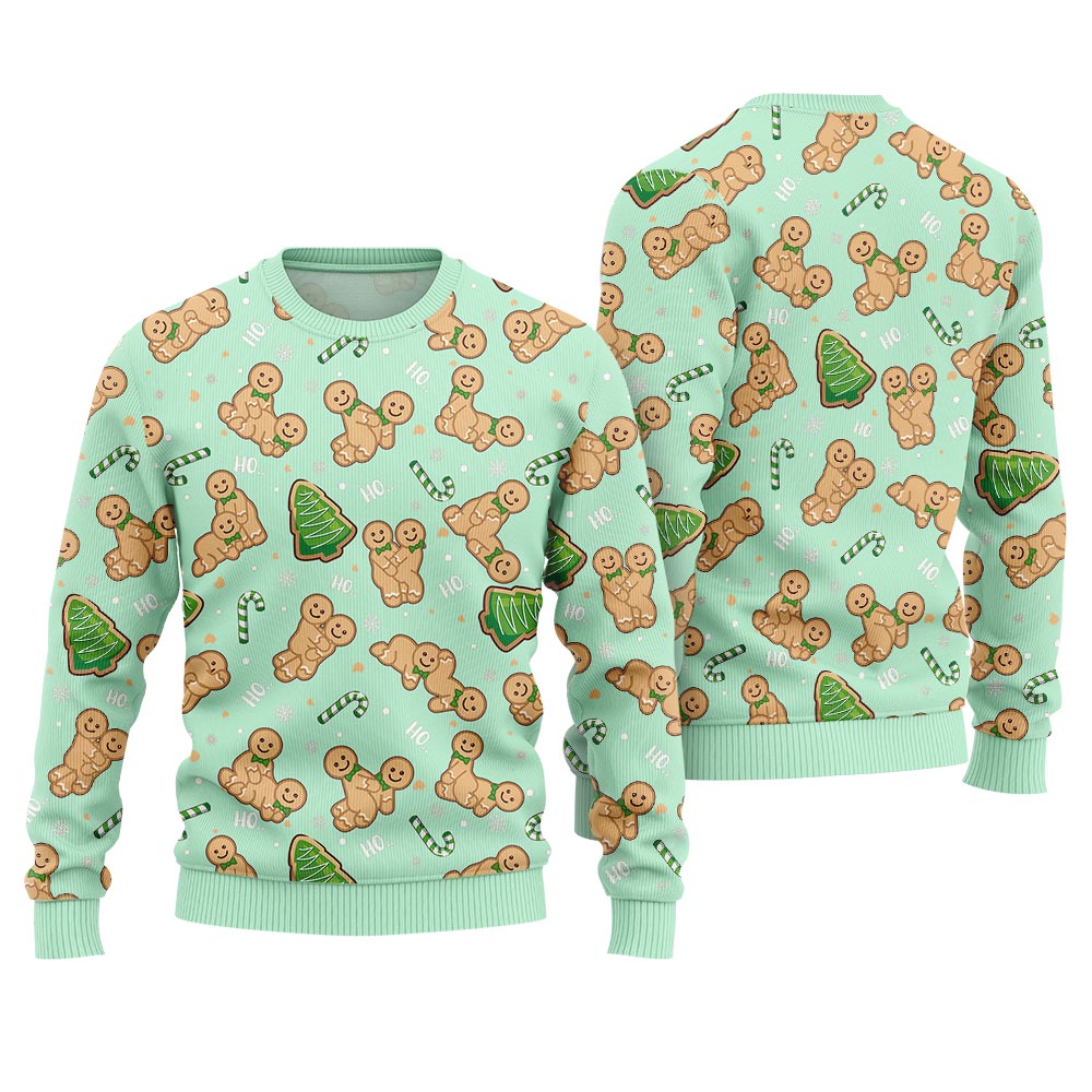 Naughty Gingerbread Ugly Christmas Sweater