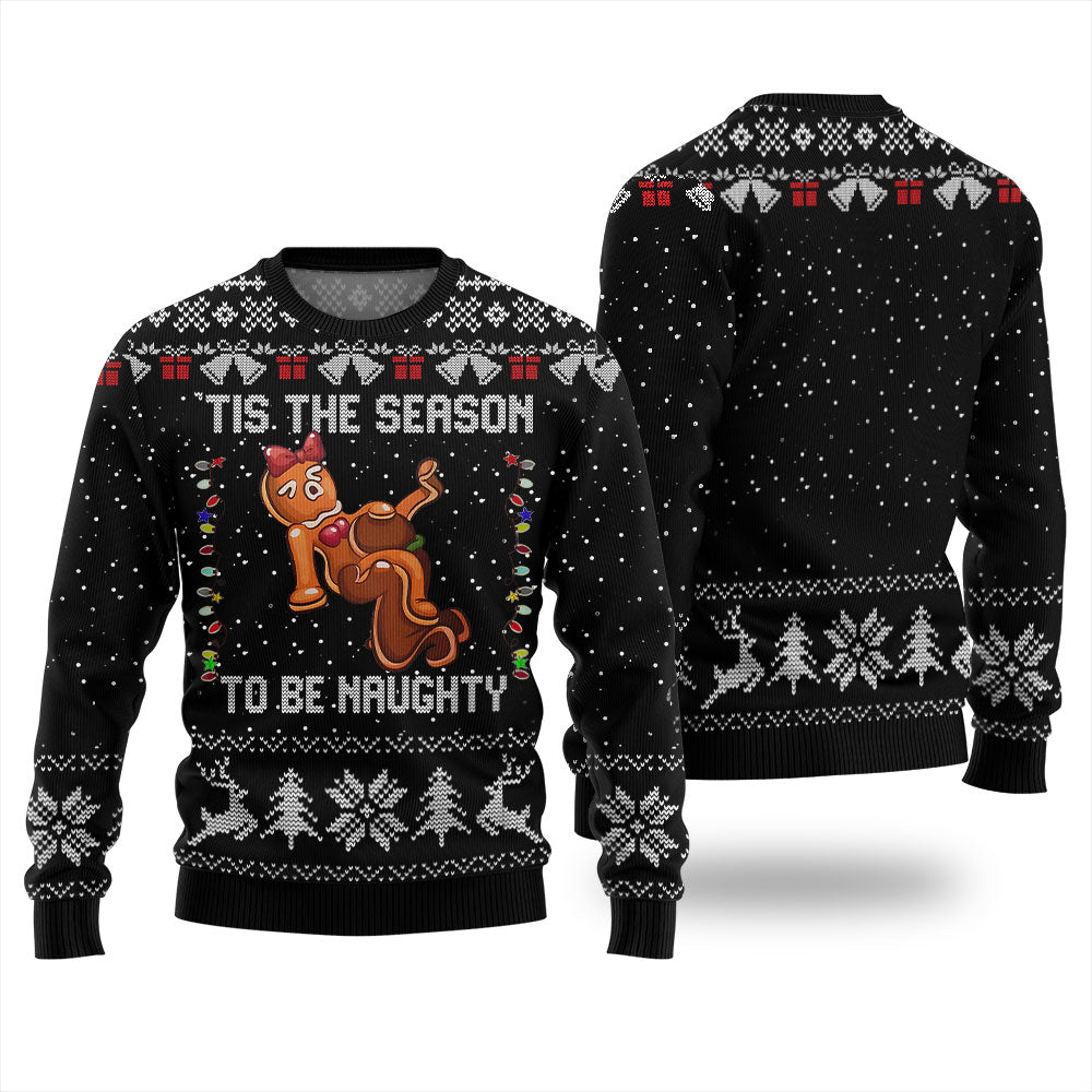 Naughty Gingerbread Ugly Xmas Sweater