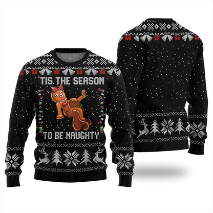 Naughty Gingerbread Ugly Xmas Sweater