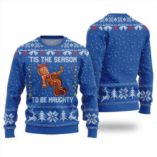 Naughty Gingerbread Ugly Xmas Sweater