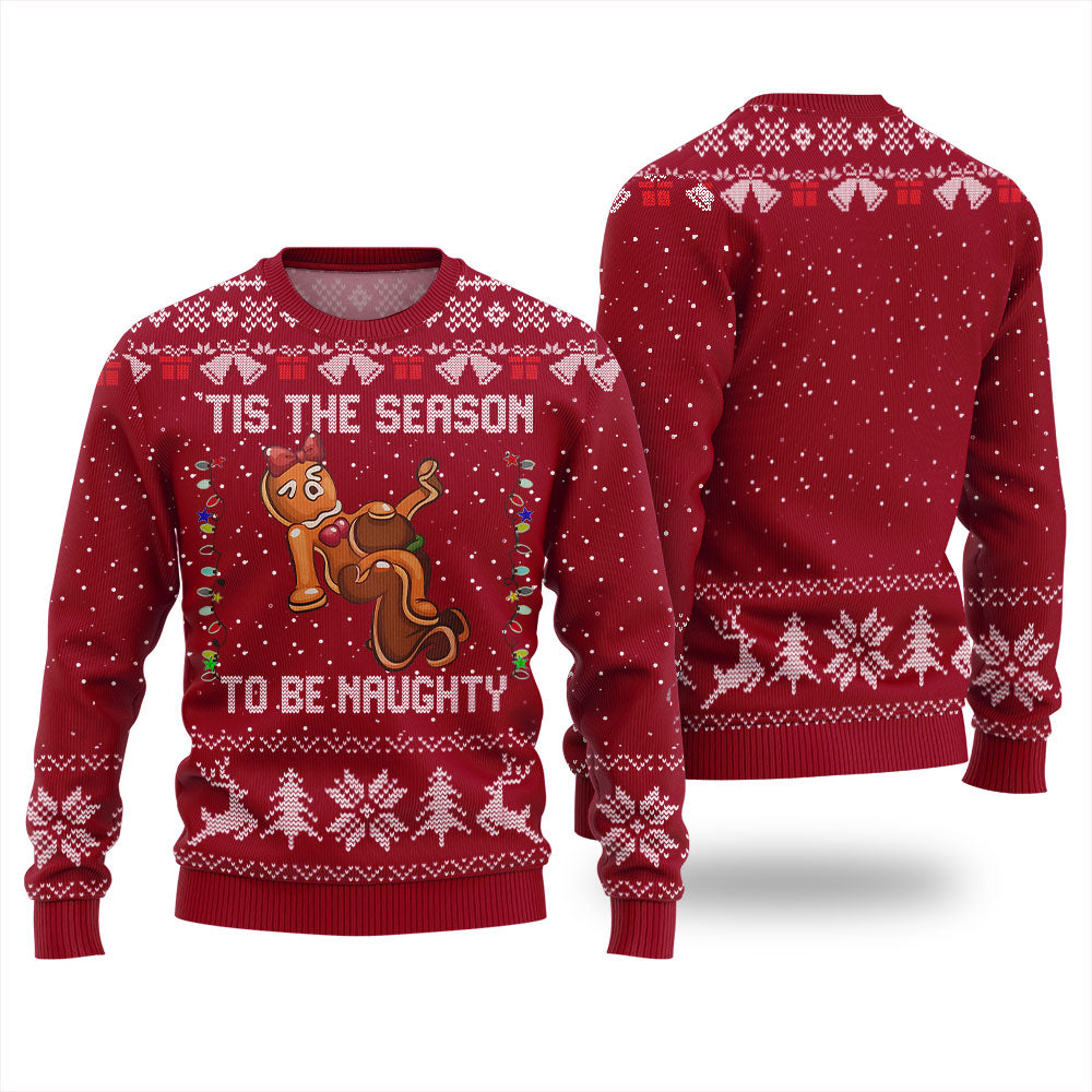 Naughty Gingerbread Ugly Xmas Sweater