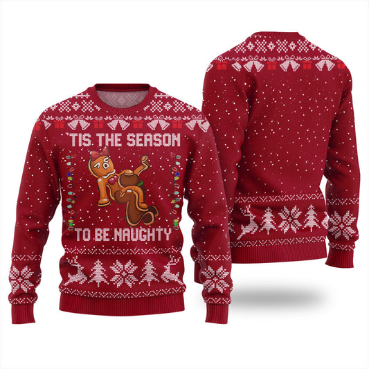 Naughty Gingerbread Ugly Xmas Sweater