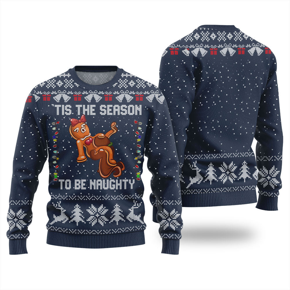 Naughty Gingerbread Ugly Xmas Sweater