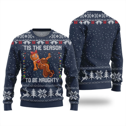 Naughty Gingerbread Ugly Xmas Sweater