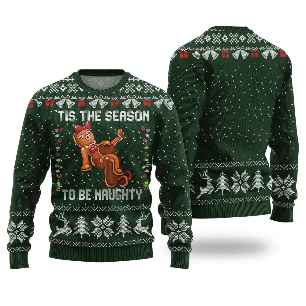Naughty Gingerbread Ugly Xmas Sweater