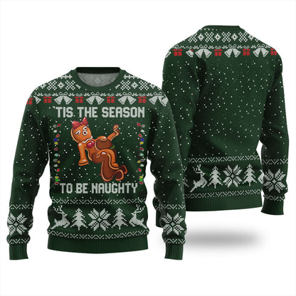 Naughty Gingerbread Ugly Xmas Sweater
