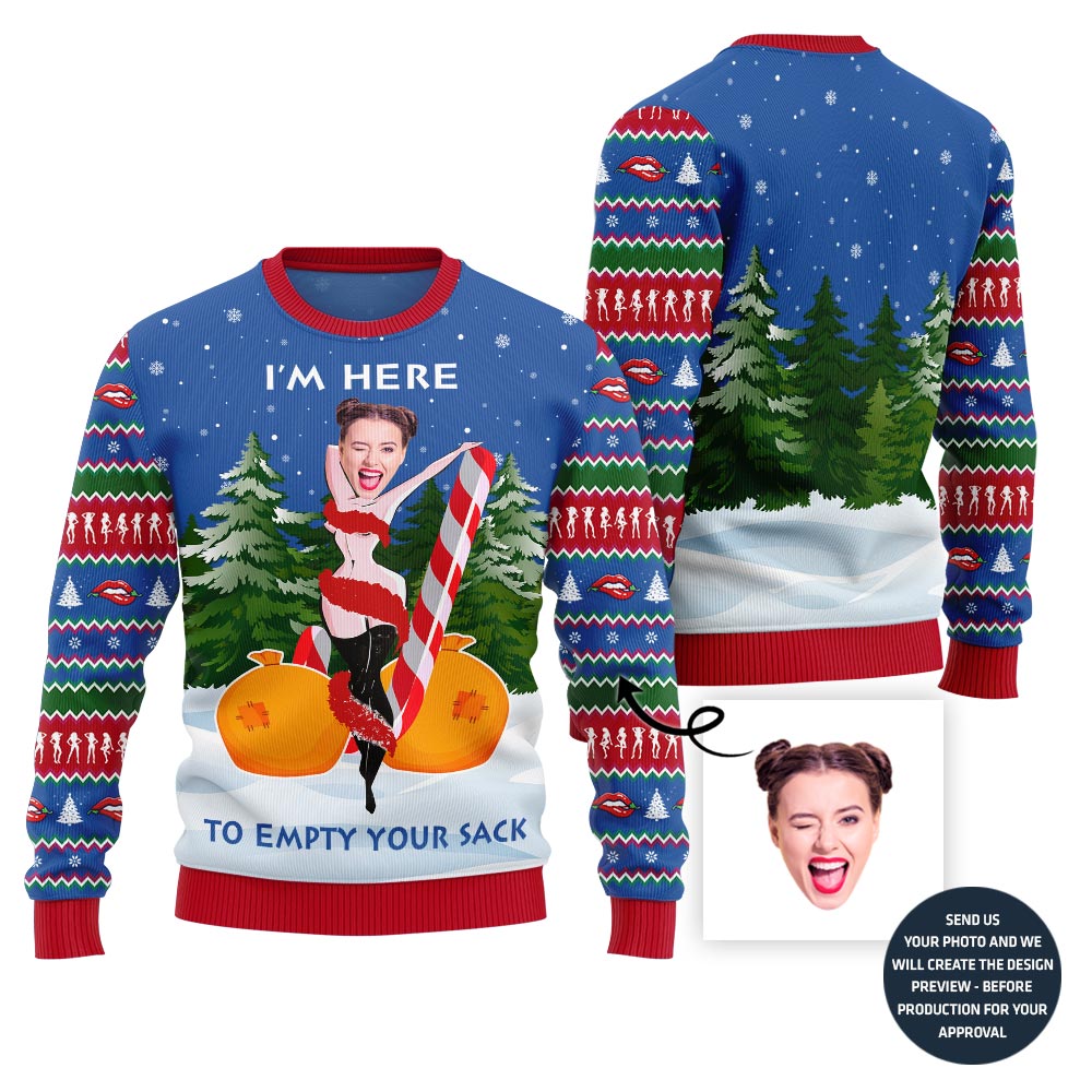 Naughty Girl Ugly Christmas Sweater