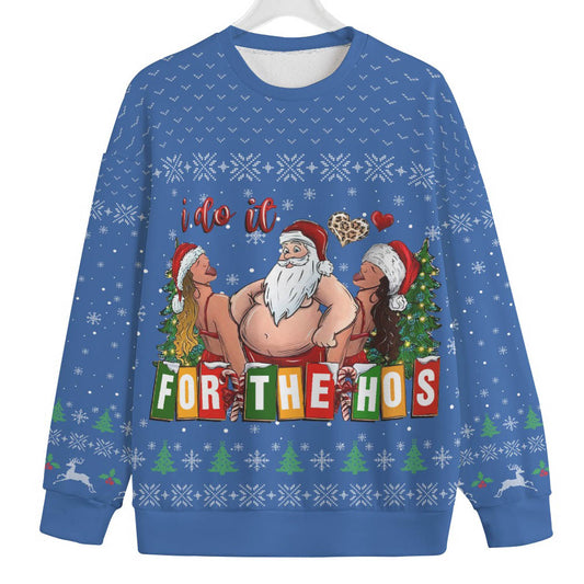 Naughty Men Big And Tall Christmas Sweater Do It For The Hos