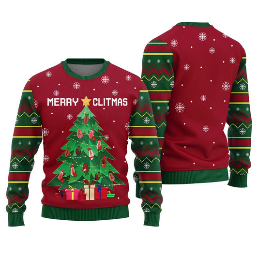 Naughty Merry Clitmas Ugly Christmas Sweater For Women