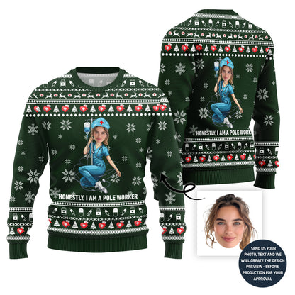 Naughty Nurse Ugly Christmas Jumper For Women