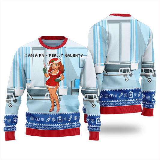 Naughty Nurse Ugly Christmas Sweater