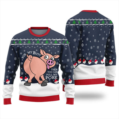 Naughty Pig Ugly Xmas Sweater