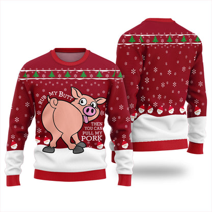 Naughty Pig Ugly Xmas Sweater