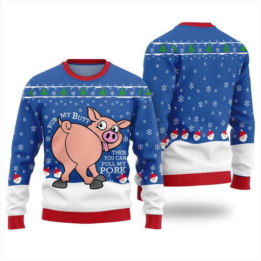 Naughty Pig Ugly Xmas Sweater