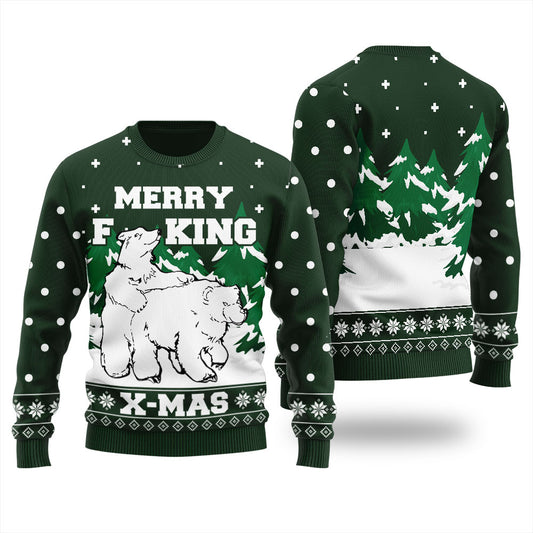 Naughty Polar Bear Christmas Sweater