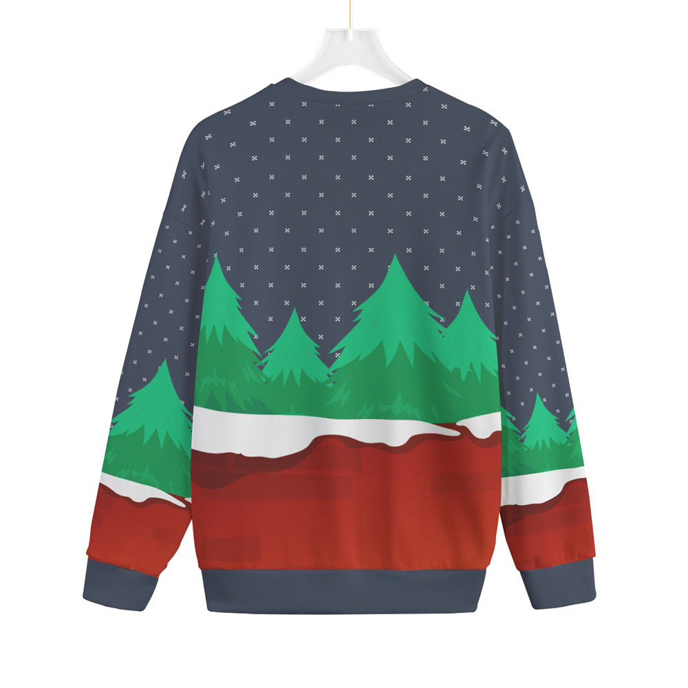 Naughty Santa Big And Tall Ugly Christmas Sweater