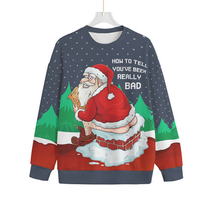 Naughty Santa Big And Tall Ugly Christmas Sweater